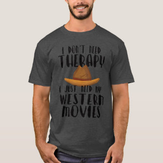 Cowboy Barn Bull Rider Rodeo Country Western Movie T-Shirt