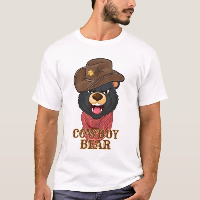 Cowboy bear T-Shirt (Front)