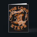 Cowboy Bible Scripture Verse Western Country Jesus Card<br><div class="desc">Cowboy Bible Scripture Verse Western Country Jesus Faith</div>