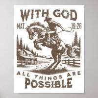 Cowboy Bible Scripture Verse Western Jesus For Men