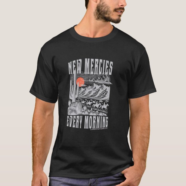 Cowboy Bible Scripture Verse Western Jesus For Men T-Shirt (Front)