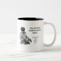 COWBOY: BIBLE: STRENTGH, SHIELD: PENCIL REALISM