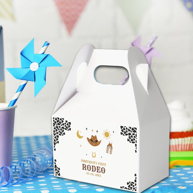 Cowboy Birthday Boy Favor Box (Creator Uploaded)