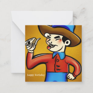 Cowboy Birthday Card