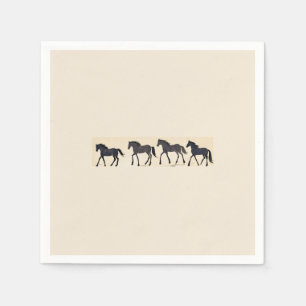 Cowboy Birthday Party - Horse Napkin