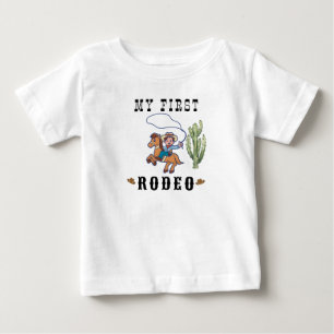 Cowboy Birthday Rodeo Party Baby T-Shirt