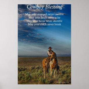 Cowboy Blessing Poster