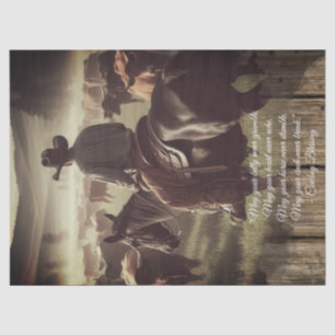 Cowboy Blessing Western Man Roundup Cattle Tissue Paper