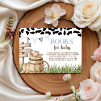 Cowboy Books for Baby Card