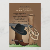 Cowboy Boot Invitation