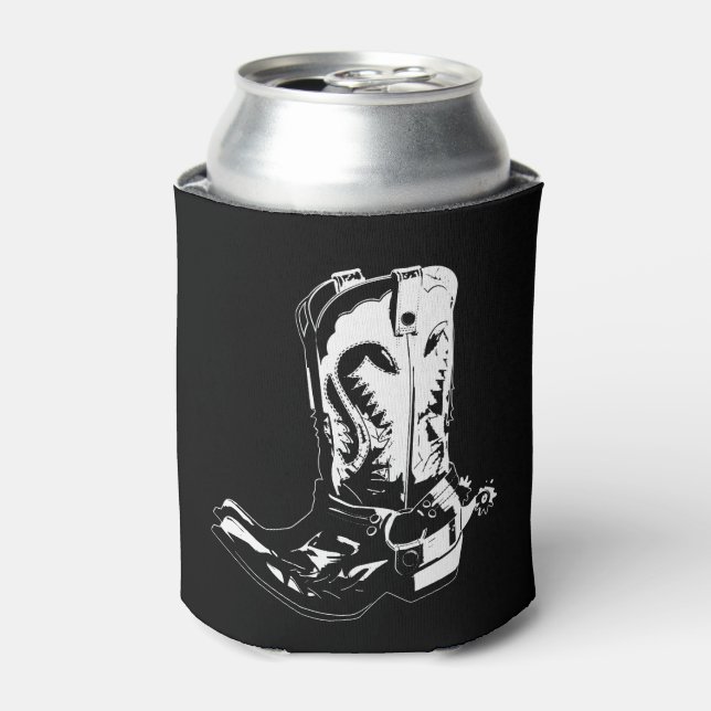 Cowboy boots can cooler (Can Front)