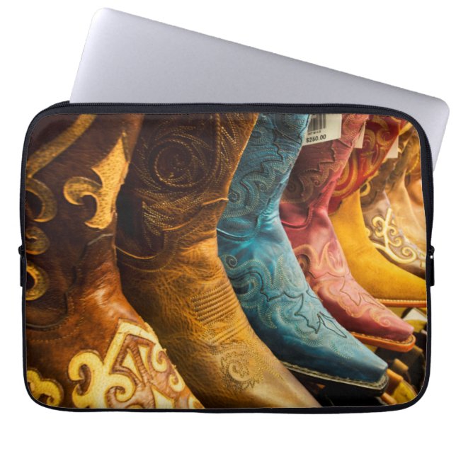 Cowboy boots for sale, Arizona Laptop Sleeve (Front)