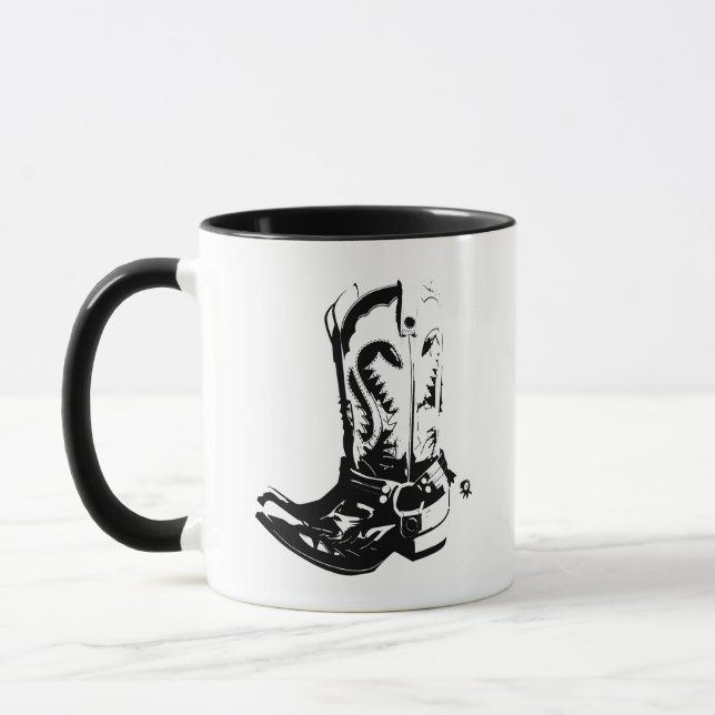Cowboy boots mug (Left)