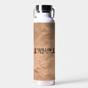 Cowboy Boots Name Water Bottle