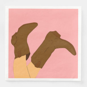 Cowboy Boots  Napkin