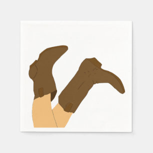 Cowboy Boots Napkin