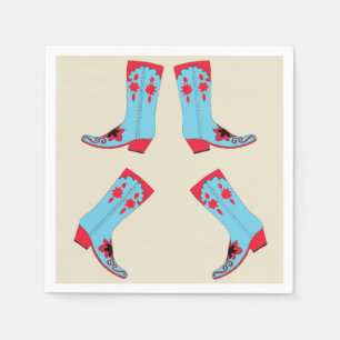 Cowboy Boots Napkins