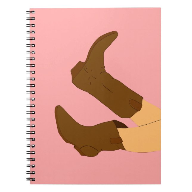 Cowboy Boots Notebook (Front)