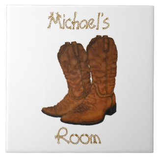 Cowboy Boots Room Tile