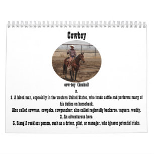 Cowboy Calendar 2 - Customized