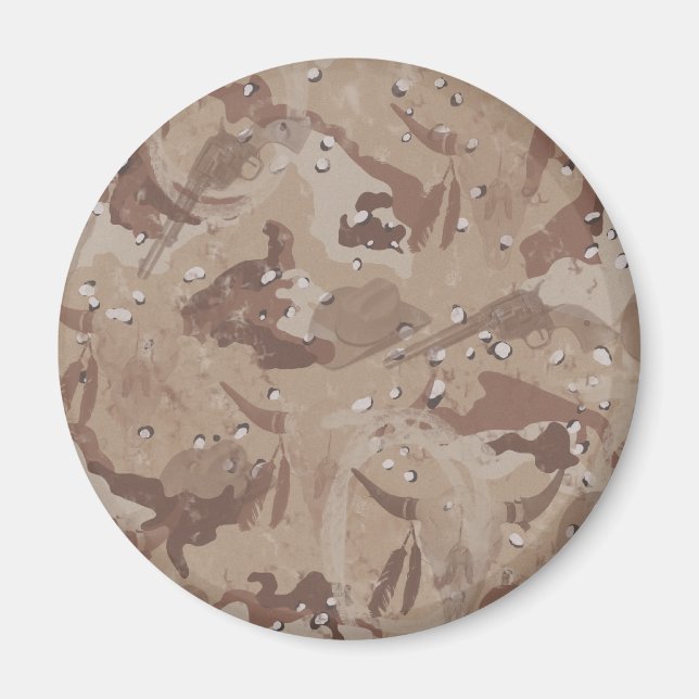 Cowboy Camo Magnet (Front)