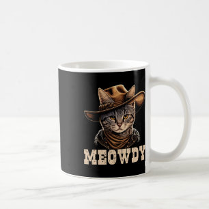 Cowboy Cat Meowdy  Coffee Mug