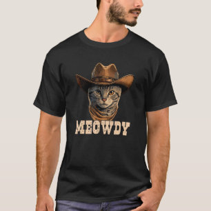 Cowboy Cat Meowdy T-Shirt