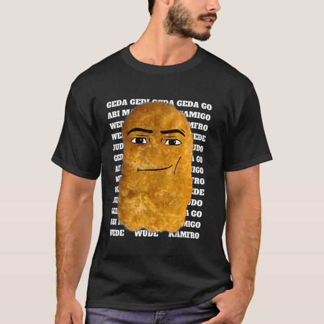 Cowboy Chicken Nugget Meme T-Shirt (Front)