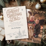 Cowboy Christmas Western Merry Christmas Photo Holiday Card<br><div class="desc">Share western cheer! This cowboy family photo Christmas card is a fun way to send warm wishes: rustic,  festive,  and perfect for family holiday greetings.</div>