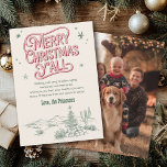 Cowboy Christmas Western Merry Christmas Photo Holiday Card<br><div class="desc">Share western cheer! This cowboy family photo Christmas card is a fun way to send warm wishes: rustic,  festive,  and perfect for family holiday greetings.</div>