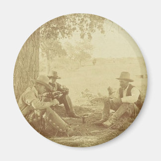 cowboy coffee magnet