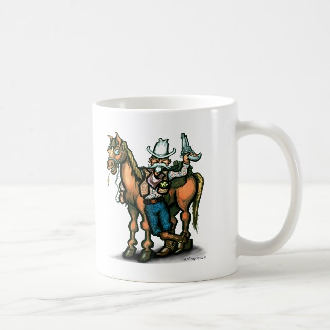 Cowboy Coffee Mug (Right)