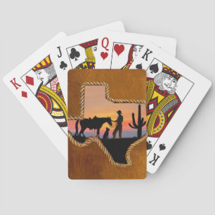 COWBOY COMPANIONS PLAYING CARDS