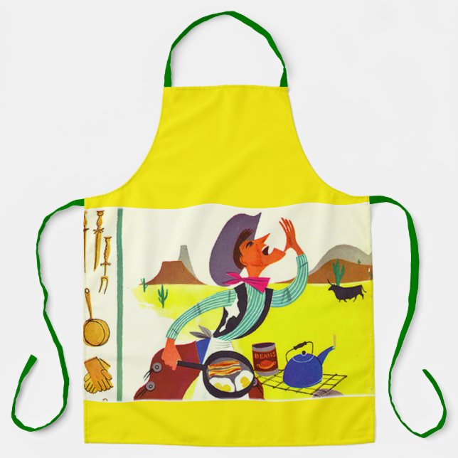 "Cowboy Cookout" Apron (Front)