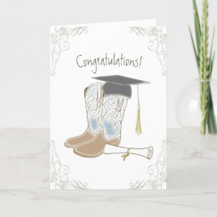 Cowboy Country Congratulations Graduation Card