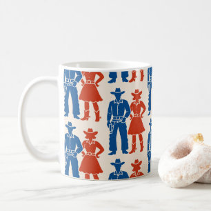 Cowboy & Cowgirl Americana Coffee Mug