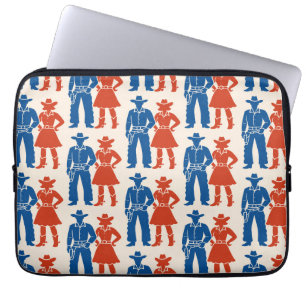 Cowboy & Cowgirl Americana Laptop Sleeve
