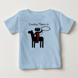 Cowboy Customizable Birthday T-shirt