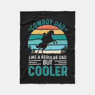 Cowboy Dad Fleece Blanket