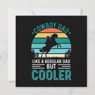 Cowboy Dad Invitation