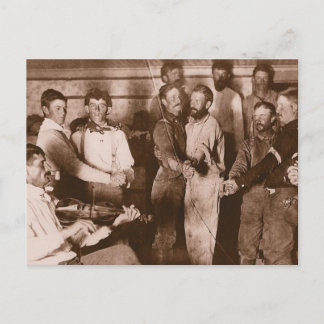 Cowboy Dance Postcard