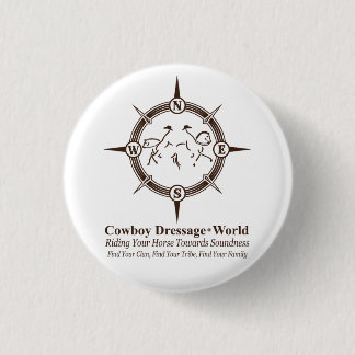 Cowboy Dressage® 1 Inch Round Button