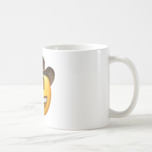 Cowboy emoji face coffee mug (Right)