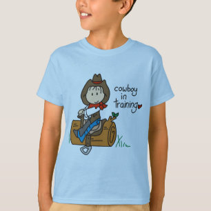Cowboy en T-shirts et cadeaux de formation