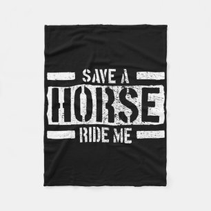 Cowboy fleece blanket