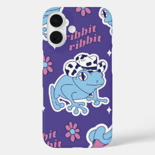Cowboy Frog Aesthetic iPhone 16 Case