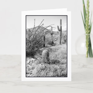 Cowboy Garden Greeting Card