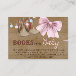Cowboy genre révèle des livres pour carte bébé.