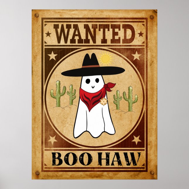 Cowboy Ghost Wanted Poster (Front)