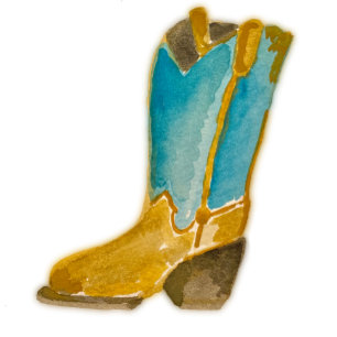 Cowboy Girl Note Card